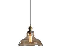 GSZCCZS Farmale Industriale a Pendente in Vetro Luce Giapponese a Ciondolo retrò a ciondoli a Pendente Illuminazione Singola per Il Soggiorno Camera da Letto corridoio Foyer (Ambra) bramare