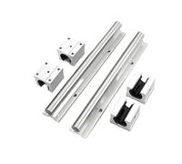GSZCCZS Gara lineare 2pcs SBR20 20mm Gara lineare Qualsiasi Binario di Guida Lunghezza + 4pcs Blocco Scorrevole SBR20UU per Parti (1500 mm)