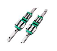 GSZCCZS Gara lineare HGR15 /20/25 2pcs Guida lineare + 4pc Carrello a Blocco lineare (1400 mm)
