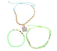 GSZCCZS Gioielli per ragazze 1Set Woven Friendship per adolescenti gioielli fatti a mano Braccialetti intrecciati Amici e amiche accessori eleganti