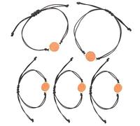 GSZCCZS Gioielli per ragazze 5 pezzi Creative Sports Bracciale Bracciale Elegante Ornamenti per polso da polso da basket Presenti per feste e accessori di occasioni speciali