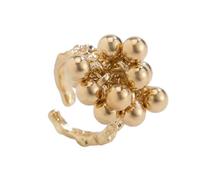 GSZCCZS Gioielli per Ragazze Accessori per Gioielli con Anello Floreale Geometrico alla Moda Steampunk Ghirlanda per Gioielli da Donna con vestibilità Regolabile