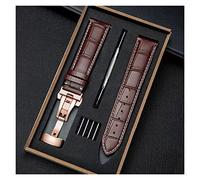 GSZCCZS Guarda Accessori per la catena di orologi maschi di fibbia in pelle cinghia Ladies Sostituto (E, 23 mm)