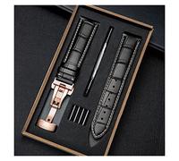 GSZCCZS Guarda Accessori per la catena di orologi maschi di fibbia in pelle cinghia Ladies Sostituto (E, 23 mm)