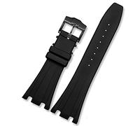 GSZCCZS Guarda la fascia per AP 15703 15710 26703 Royal Oak Offshore Black Cingcio da 28 mm Bracciale nero Filla pieghevole con strumenti