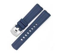 GSZCCZS Guarda la fascia per Omega 007 Planet Ocean AT150 Pin Filla Silicone Accessori per cinturini per orologi Bracciale in gomma