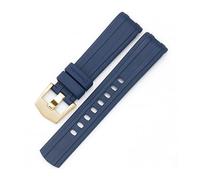 GSZCCZS Guarda la fascia per Omega 007 Planet Ocean AT150 Pin Filla Silicone Accessori per cinturini per orologi Bracciale in gomma