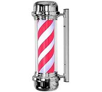 GSZCCZS Lampada a Parete da Esterno Barbiere Barbiere a palo cromata cromata Flat Leggera fritta per Capelli Salone Barbiere bario