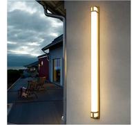 GSZCCZS Lampada a Parete, lampade a LED con corridoio di entrata per la casa Compatibile remoto Illuminazione da Esterno Impermeabile in Oro Nero Dipinto di verniciatura