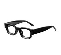 GSZCCZS Moda popolare piccoli occhiali da sole donne retrò punk sfumature UV400 uomini di tendenza occhiali da sole, Nero trasparente, Taglia unica