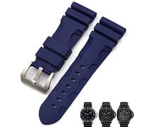 GSZCCZS Nature gomma da 24 mm banda d'oro per panerai sommergibile luminor pam nero blu rosso arancione cinturino a farfalla