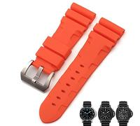 GSZCCZS Nature gomma da 24 mm banda d'oro per panerai sommergibile luminor pam nero blu rosso arancione cinturino a farfalla