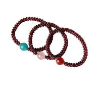 GSZCCZS Nuovo 2025 Garnet Natural Garnet Stone & Pink Crystal & Agate & Amazonite femmina perle Bracciale Bracciale per donne Best for Gifts Promotion Decoration Gioielli Accessori di lusso