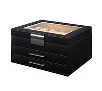 GSZCCZS Organizzatore di Gioielli Grande portagioielli - Scatola, Specchio e vassoi per Donna - Custodia in Pelle PU per Orecchini, Anello, Collana, Braccialetto, Orologio, portagioie