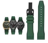 GSZCCZS Per iwc fluoro in gomma orologio in gomma a rilascio rapido pilota amg petronas f1 team waterproof sports braccialetto di orologio 20mm 21mm 22mm