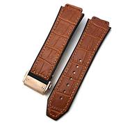 GSZCCZS Per la cinghia di orologi della serie Big Bang Classic Fusion Universe , Braccialetti di pelle di vite da 25-19 mm di venera