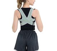 GSZCCZS Postura regolabile correttore posteriore supporto cintura della colonna vertebrale allaratto posturale posturale correttore unisex (colore: nero, dimensione: codice S)