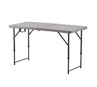 GSZCCZS Tavolo da campo da campeggio esterno tavolo pieghevole tavolo da barbecue esterno per cucina da campeggio da giardino (colore: bianco) (grigio)