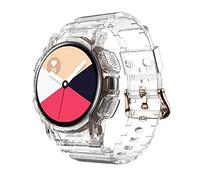 GSZCCZS TPU Transparent Band+Case WatchBand Cingents for Galaxy Active 2 40mm Sport Strap Case