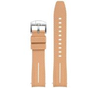 GSZCCZS UNIVERSAL 20MM Watch Cint Men Women Rubber Release Watch Band Curved End Bands