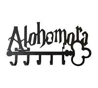 gszfsm001 - Portachiavi in metallo creativo di Halloween con 5 ganci in ferro artistico da parete adesivo appendiabiti organizer cappello portasciugamani per la decorazione di ingresso