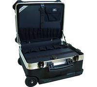 GT-Line 488153 - Cassetta degli attrezzi Turtle Wheels 300 PTS TSA (valigetta senza attrezzi, 2 serrature, tasche per documenti, dimensioni interne 470 x 300 x 390 mm)