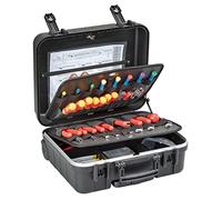 GT LINE - Trolley BOXER WH PTS con Ruote e Serrature 429x341x190 mm | Trolley per attrezzi con struttura resistente a corrosione, urti e temperature estreme, ruote e maniglia telescopica