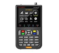 GT MEDIA V8 Finder 2 Decoder Satellitare Finder, Sat Finder Meter Rilevatori di satellite DVB-S/S2/S2X Rilevatore Satellitare, H.264 HD LCD da 3,5" Digital Satfinder con Borsa di Trasporto