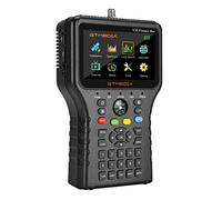 GT MEDIA V8 FINDERmax Sat Finder Meter misuratore di campo Rilevatori di satellite DVB-S/S2/S2X Satellitare Segnale digitale H.265 con Bussola cercatore di satelliti Decoder H.265 Schermo LCD 4,3"