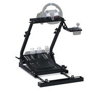 GT OMEGA Classic Supporto per volante - Simulazione pieghevole entry-level, pre-equipaggiata con supporto per cambio e collegamento per sedia, regolabile e pronta per l'aggiornamento