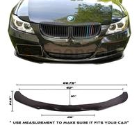 GT-Speed Front Bumper Add-on Lip Nero SP PU Per BMW E92 325i 328i 07-10