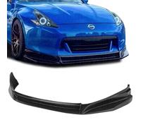 GT-Speed Front Bumper Add-on Lip SL 09-12 Nissan 370Z Z34, Nero PU