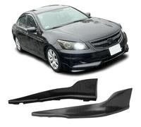 GT-Speed Front Bumper Lip Apron Splitter Per Honda Accord 11-12 4 Porte, Nero PU