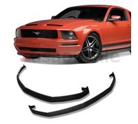 GT-Speed Front Bumper Lip Splitter Per 05-09 Ford Mustang V6 Base Nero CDC