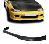 GT-Speed Front Bumper Lip Splitter Per Honda Civic Coupe 92-95, Nero PU