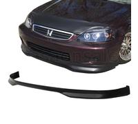GT-Speed Front Bumper Lip Splitter Tipo-R Nero PU Per Honda Civic 99-00