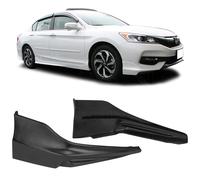 GT-Speed Front Splitter Lip Paraurti Per Honda Accord 16-17 Berlina 4dr Nero PU