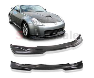 GT-Speed Grembiule Paraurti Anteriore KS PU Per 03-05 Nissan 350Z Z33 Nero