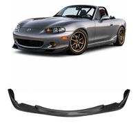 GT-Speed GV Front Splitter Per Paraurti Mazda Miata MX5 NB Mk2 01-05 PU Nero