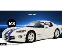 GT SPIRIT 1/18 DODGE VIPER GTS 1996 BIANCO MODELLINO STATICO DIECAST