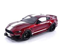 GT Spirit Ford Shelby Super Snake Mustang 2021 - Modellino auto 1:18, colore: Rosso/Bianco