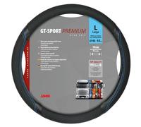 Coprivolante camion GT-Sport nero/blu in TPE taglia L 46-48cm