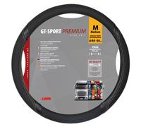 GT-Sport, coprivolante in Skeentex - M - Ø 44/46 cm - Nero/Beige