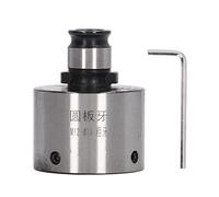 GT12 Thread Die Chuck for Lathe, 19mm OD Carbon Steel Tapping Chuck with Fast - Change Design, Compatible with M12 M14 Dies, for Tapping Machines and Milling Machines (Denti grossi)