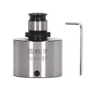 GT12 Thread Die Chuck for Lathe, 19mm OD Carbon Steel Tapping Chuck with Fast - Change Design, Compatible with M12 M14 Dies, for Tapping Machines and Milling Machines (Denti fini)