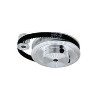 GT2 2M 16&80 Denti Rapporto Di Riduzione 1:5 Larghezza Parte Stampante 3D 10Mm Cinghia Ruota Sincrona 400/500/610Mm Apertura 5/6/8/10/12Mm Cinghia Trasmissione(8mm,2GT-610-10MM_16T BOER 3.17MM)