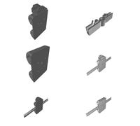 GT2 Belt X-Carriage Mount for Prusa i3 3D Printer Multi-Print Head Compatible