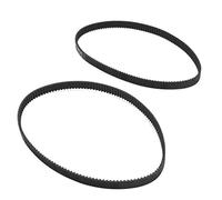 GT2 - Cinghia dentata da 6 mm, chiusa, con passante in gomma, adatta per stampanti 3D, 280 mm, 2 pezzi