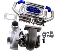 GT30 GT3076 GT3037 TURBO + 18'' PIPE KIT ALUMINUM PIPE SILICONE HOSE KIT