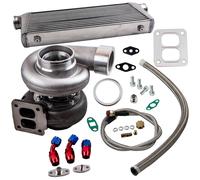 GT45 Turbo 600 + HP Turbo Boost & Oil Return Supply Line Set Set & Intercooler